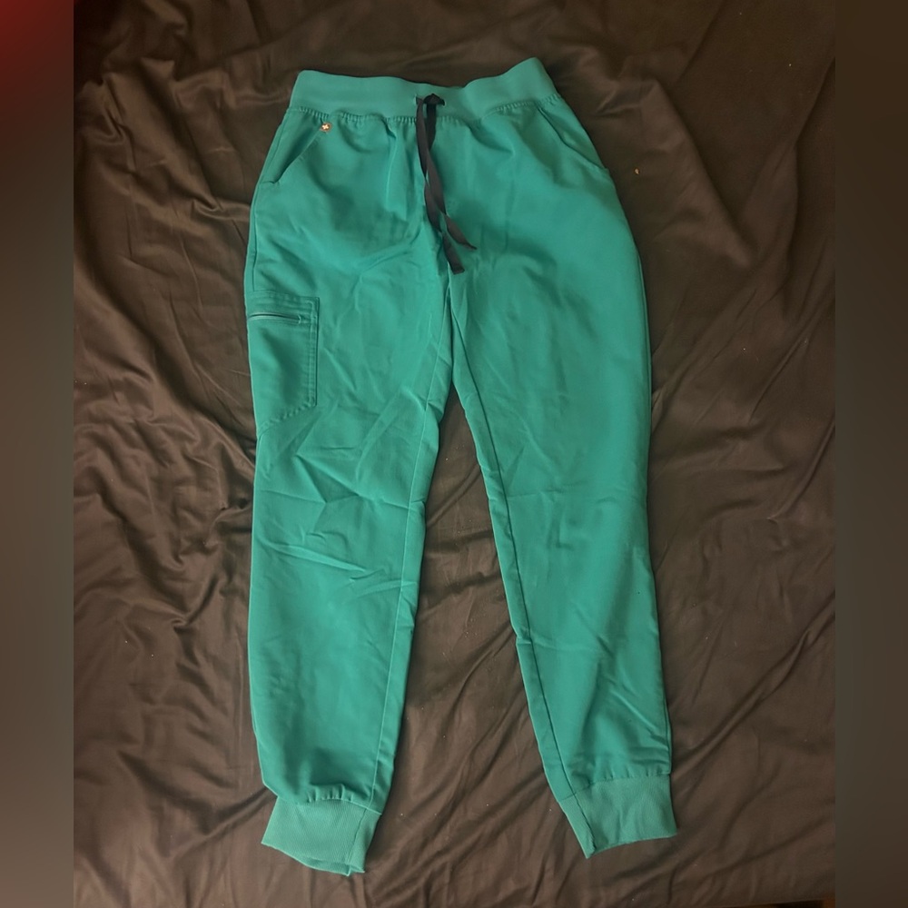Teal jogger scrubs FIGS